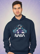 Nasa Spaceman W Planet Earth Hoodie or Sweatshirt -NASA Designs