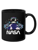 Nasa Spaceman W Planet Earth Mug -NASA Designs