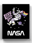 Nasa Love Is For All Wall Art -NASA Designs