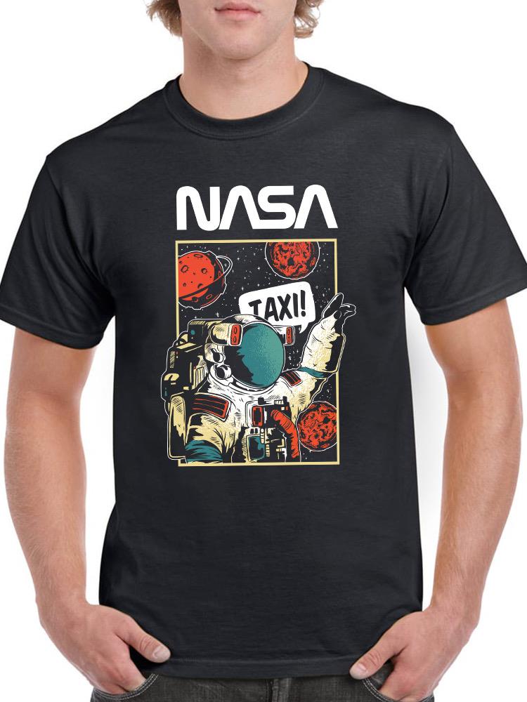 Nasa Astronaut Portrait Taxi T-shirt -NASA Designs