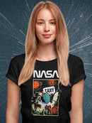 Nasa Astronaut Portrait Taxi Shaped T-shirt -NASA Designs