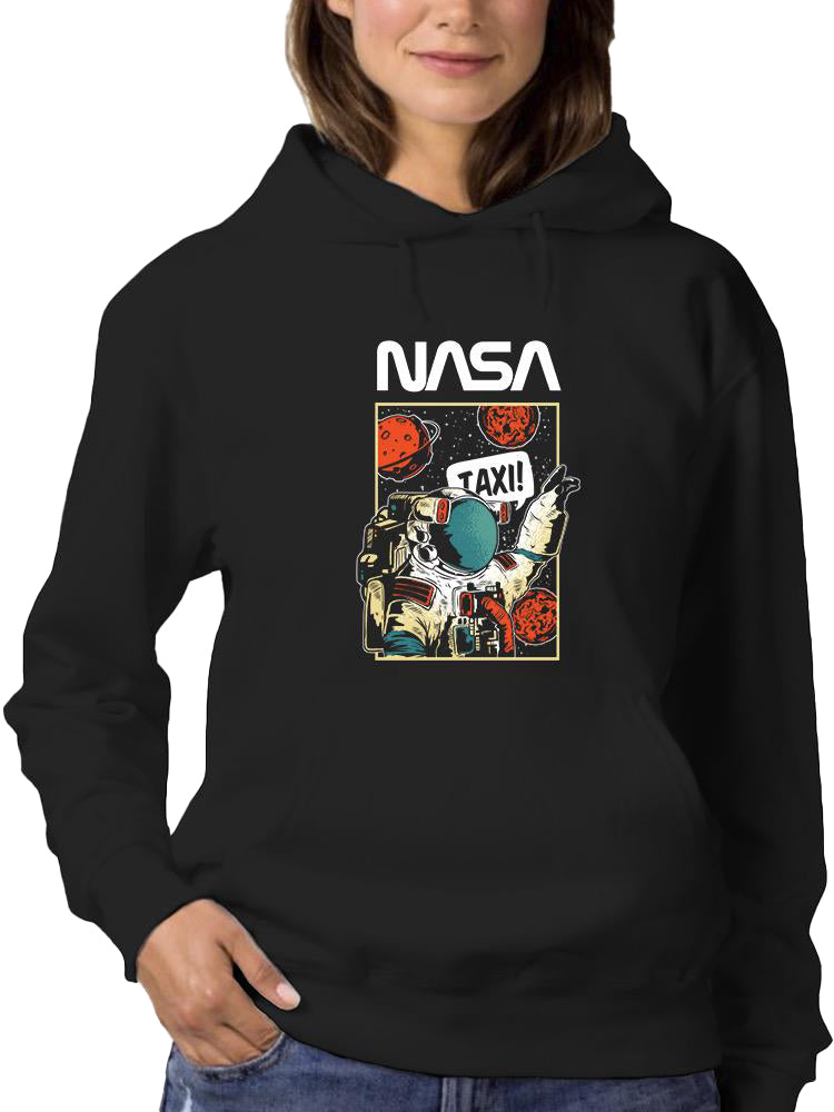 Nasa Astronaut Portrait Taxi Hoodie or Sweatshirt -NASA Designs