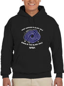What Happens In Black Hole Hoodie or Sweatshirt -NASA Designs