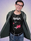 Nasa Space W Pixel Dark Hole T-shirt -NASA Designs
