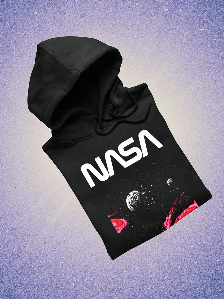 Nasa Space W Pixel Dark Hole Hoodie or Sweatshirt -NASA Designs