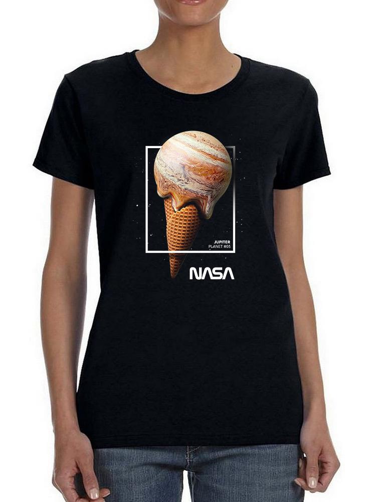 Nasa Jupiter Ice Cream Shaped T-shirt -NASA Designs