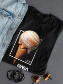 Nasa Jupiter Ice Cream Shaped T-shirt -NASA Designs
