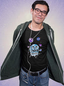 Nasa Astronaut Kitten W Planets T-shirt -NASA Designs