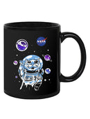 Nasa Astronaut Kitten W Planets Mug -NASA Designs
