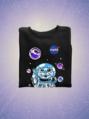 Nasa Astronaut Kitten W Planets Hoodie or Sweatshirt -NASA Designs