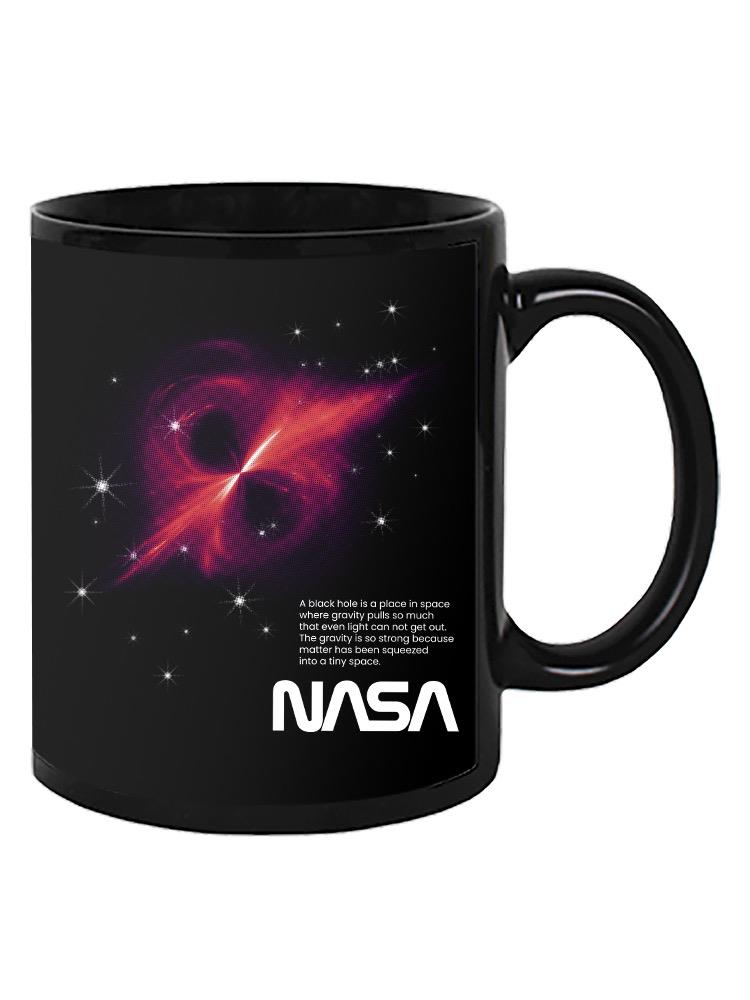Nasa Black Hole Explanation Mug -NASA Designs