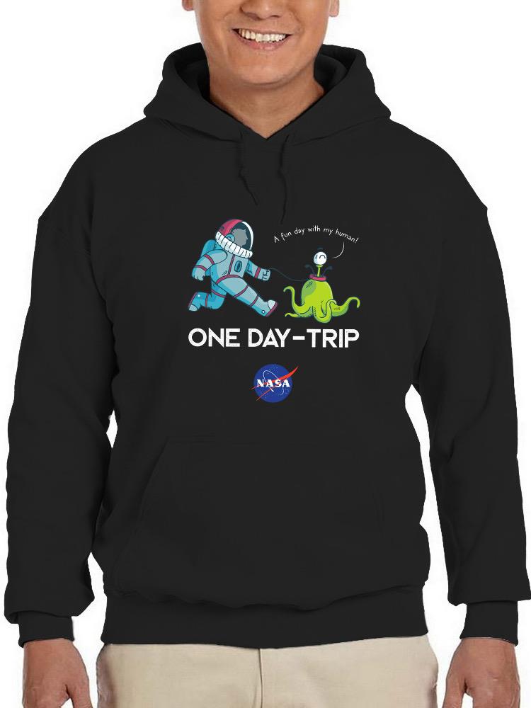 Nasa Astronaut W Pet Alien Hoodie or Sweatshirt -NASA Designs
