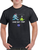 Nasa Astronaut W Pet Alien T-shirt -NASA Designs