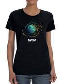 Nasa Explore The Galaxy Shaped T-shirt -NASA Designs