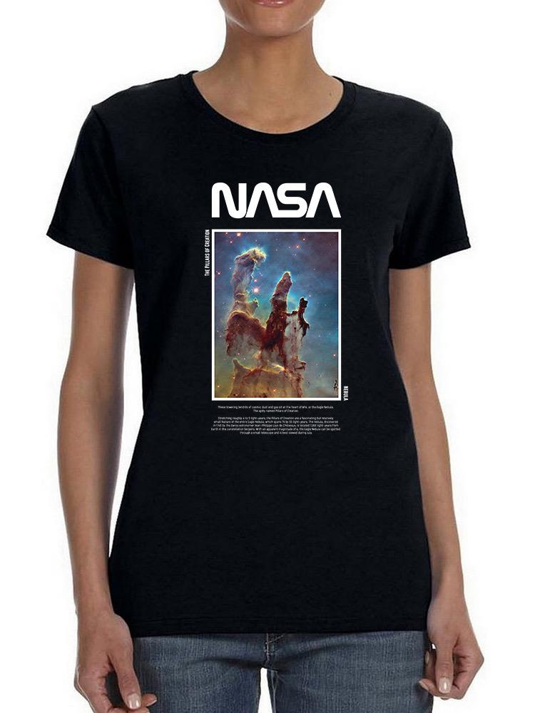 Nasa Pillars Of Creation Shaped T-shirt -NASA Designs