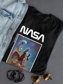 Nasa Pillars Of Creation Shaped T-shirt -NASA Designs