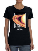 Nasa Space Trip Saturn Shaped T-shirt -NASA Designs