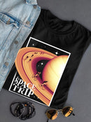 Nasa Space Trip Saturn Shaped T-shirt -NASA Designs