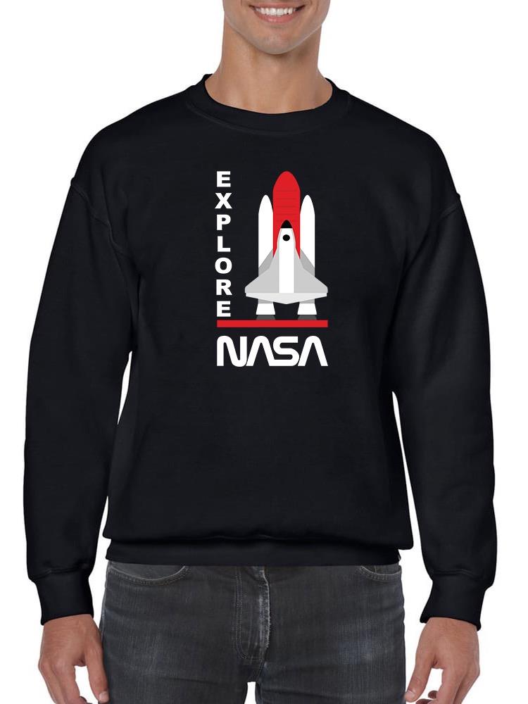 Nasa Shuttle Explore Hoodie or Sweatshirt -NASA Designs