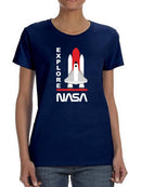 Nasa Shuttle Explore T-shirt -NASA Designs