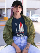 Nasa Shuttle Explore T-shirt -NASA Designs