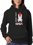 Nasa Shuttle Explore Hoodie or Sweatshirt -NASA Designs