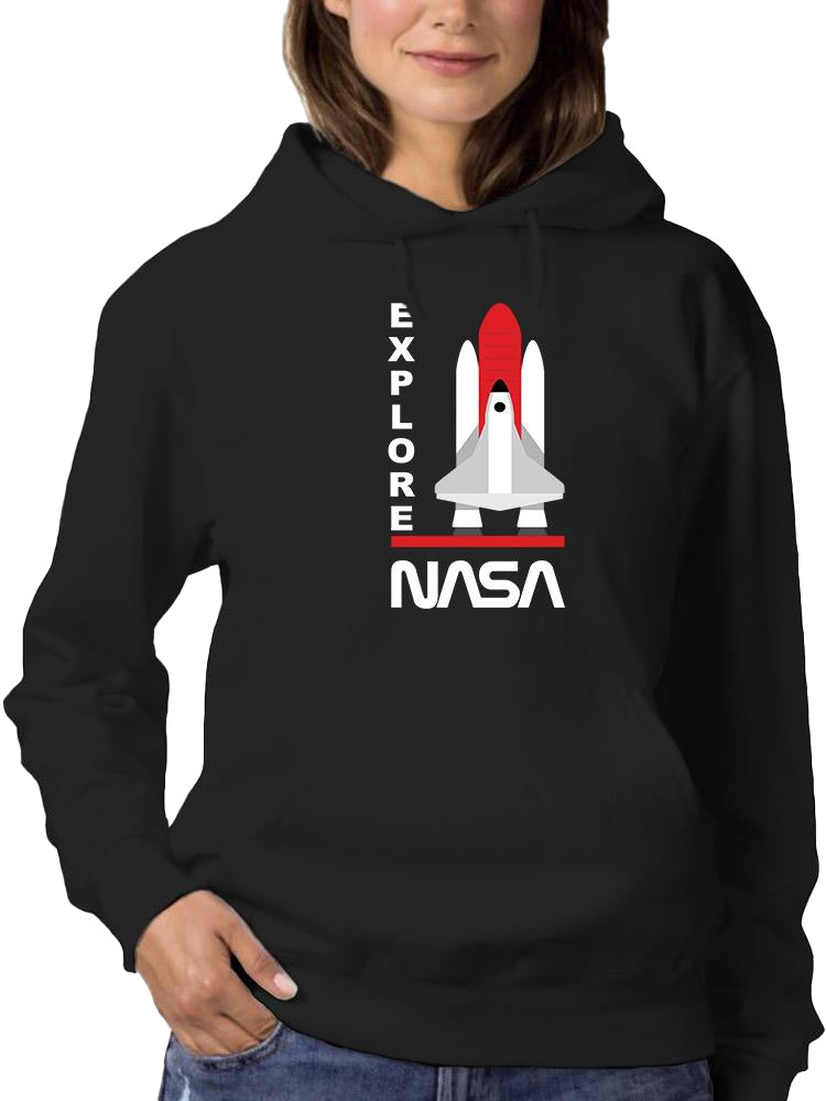 Nasa Shuttle Explore Hoodie or Sweatshirt -NASA Designs