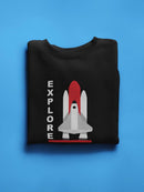Nasa Shuttle Explore Hoodie or Sweatshirt -NASA Designs