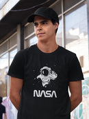 Nasa Astronaut Reaching Camera T-shirt -NASA Designs
