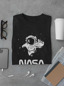 Nasa Astronaut Reaching Camera T-shirt -NASA Designs