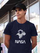 Nasa Astronaut Reaching Camera T-shirt -NASA Designs