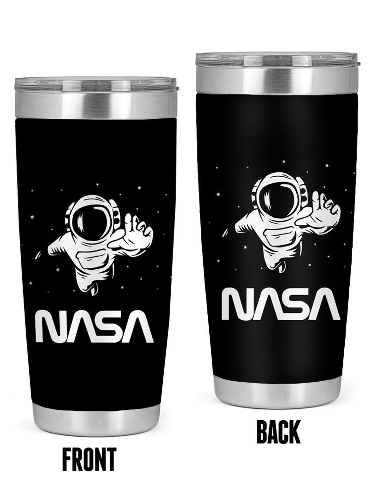 Nasa Astronaut Reaching Camera Tumbler -NASA Designs