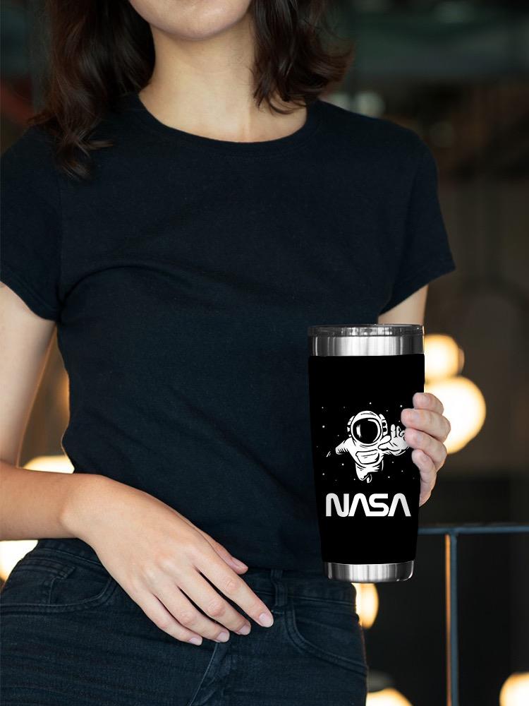 Nasa Astronaut Reaching Camera Tumbler -NASA Designs