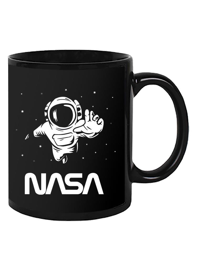Nasa Astronaut Reaching Camera Mug -NASA Designs