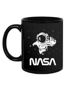 Nasa Astronaut Reaching Camera Mug -NASA Designs