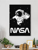 Nasa Astronaut Reaching Camera Wall Art -NASA Designs