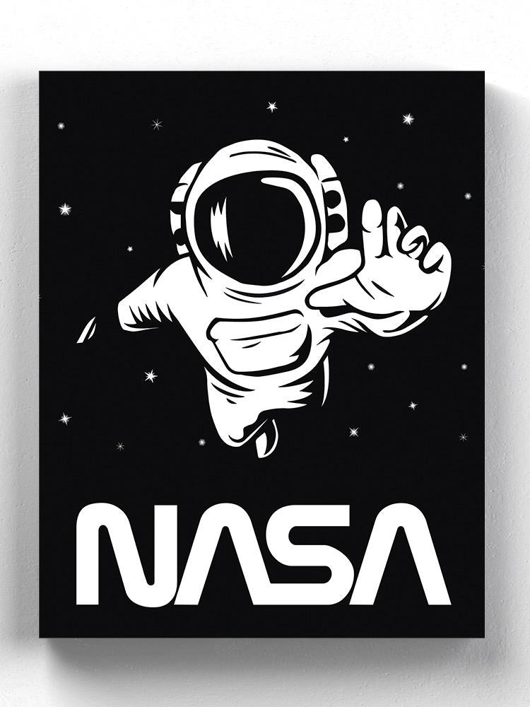 Nasa Astronaut Reaching Camera Wall Art -NASA Designs