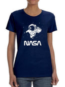 Nasa Astronaut Reaching Camera T-shirt -NASA Designs