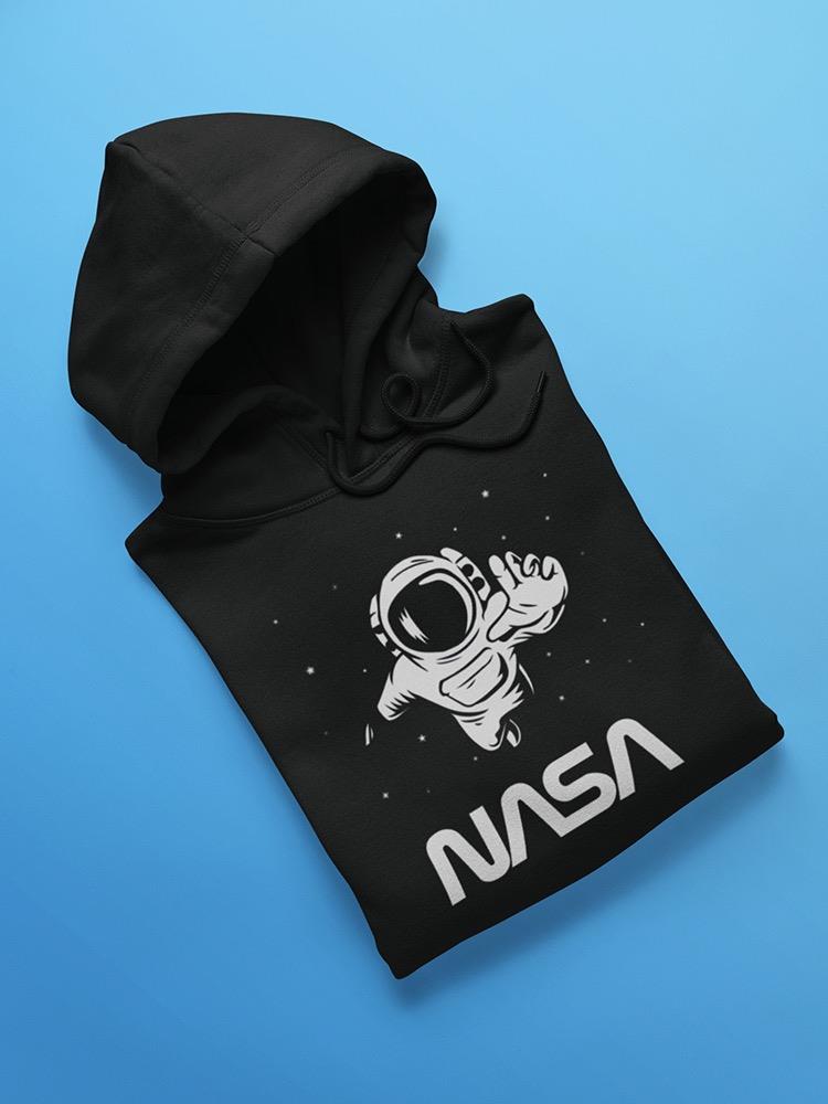 Nasa Astronaut Reaching Camera Hoodie or Sweatshirt -NASA Designs