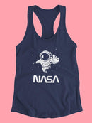 Nasa Astronaut Reaching Camera T-shirt -NASA Designs