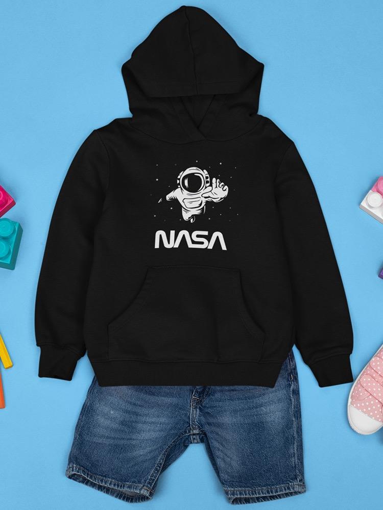 Nasa Astronaut Reaching Camera Hoodie -NASA Designs