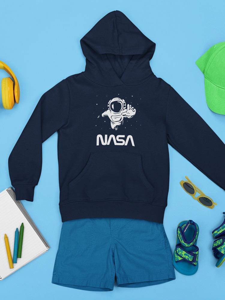 Nasa Astronaut Reaching Camera Hoodie -NASA Designs