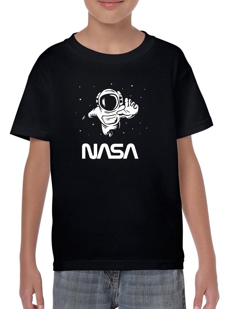 Nasa Astronaut Reaching Camera T-shirt -NASA Designs