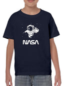 Nasa Astronaut Reaching Camera T-shirt -NASA Designs