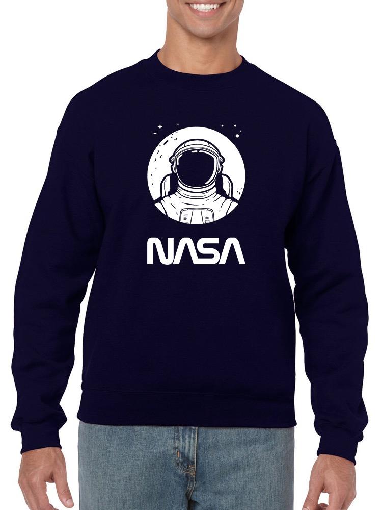 Nasa Astronaut Over Moon Hoodie or Sweatshirt -NASA Designs