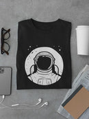 Nasa Astronaut Over Moon T-shirt -NASA Designs