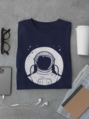 Nasa Astronaut Over Moon T-shirt -NASA Designs