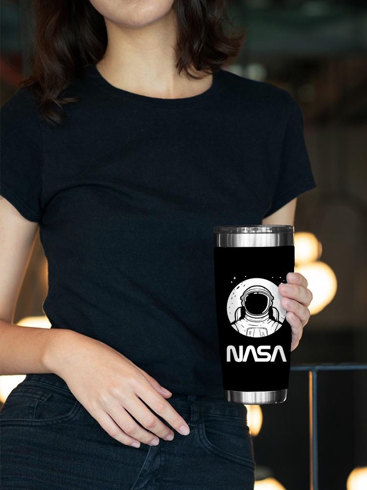 Nasa Astronaut Over Moon Tumbler -NASA Designs