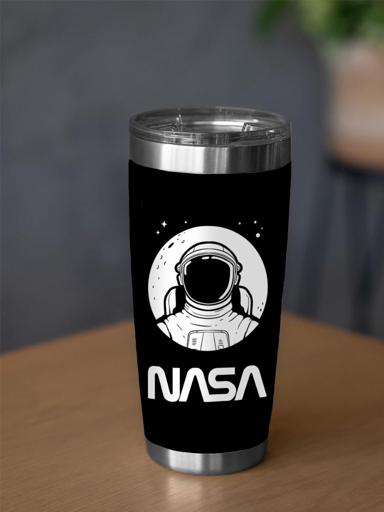 Nasa Astronaut Over Moon Tumbler -NASA Designs