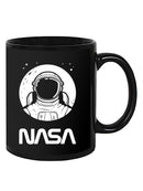 Nasa Astronaut Over Moon Mug -NASA Designs